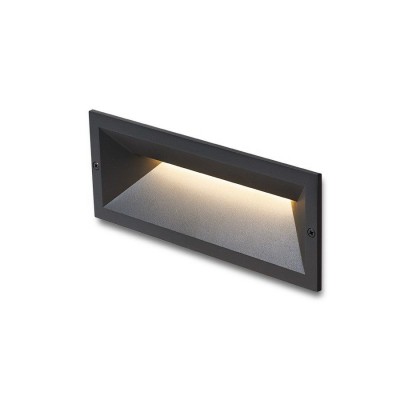 Spot LED / Corp incastrabil iluminat exterior ambiental IP65 RAGG negru