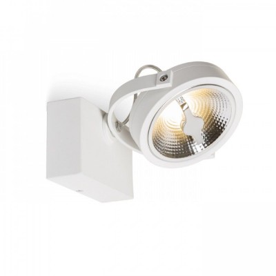 Aplica LED perete/tavan cu Spot orientabil KELLY I alb