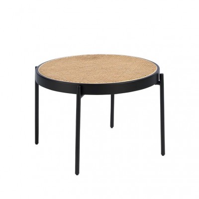 Masuta de cafea rotunda design modern Rattan