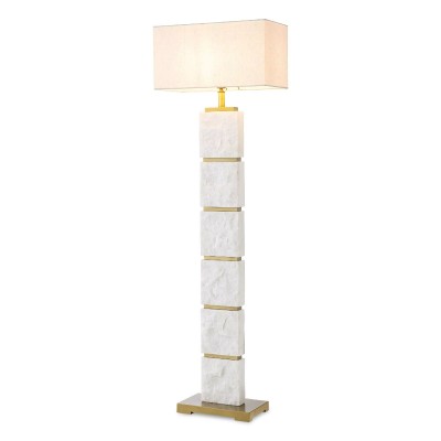 Lampadar, lampa de podea LUX cu baza din marmura Newton