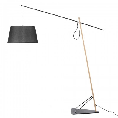 Lampadar, Lampa de podea eleganta design modern Oak wood 