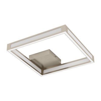 Plafoniera LED deesign modern Altaflor nichel mat 31,5x31,5cm