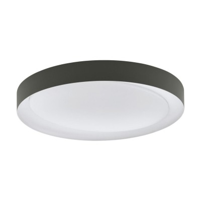 Plafoniera LED cu telecomanda design modern Laurito gri, alb