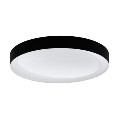 Plafoniera LED cu telecomanda design modern Laurito negru, alb