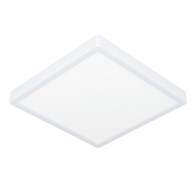 Plafoniera LED dimabila design modern FUEVA 5 alb, 28,5x28,5cm, 3000K