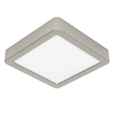 Plafoniera LED dimabila design modern FUEVA 5 nichel mat, 16x16cm, 3000K