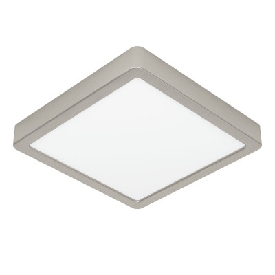 Plafoniera LED dimabila design modern FUEVA 5 nichel mat, 21x21cm, 3000K