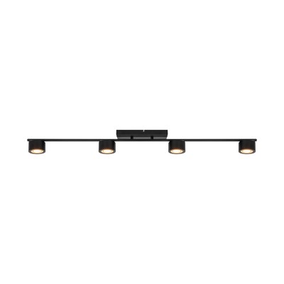 Plafoniera LED cu 4 spoturi, design modern, 3-Step MOODMAKER, Clyde 4 negru