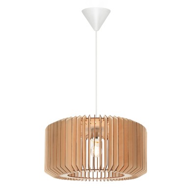 Pendul design modern Asti 50 alb, natur