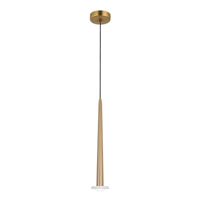 Pendul LED, Lustra suspendata moderna STORM auriu/ marmura alba