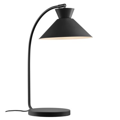 Veioza, lampa de masa design modern Dial negru