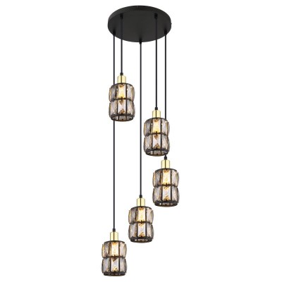 Lustra cu 5 pendule design modern WOLLI