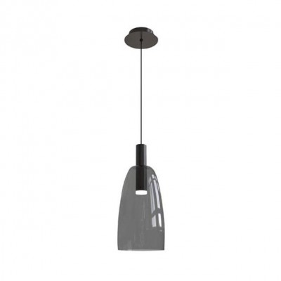 Pendul LED design modern Light negru nisipos