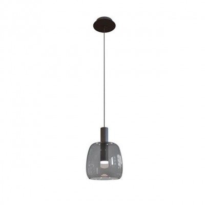 Pendul LED design modern Panil negru nisipos