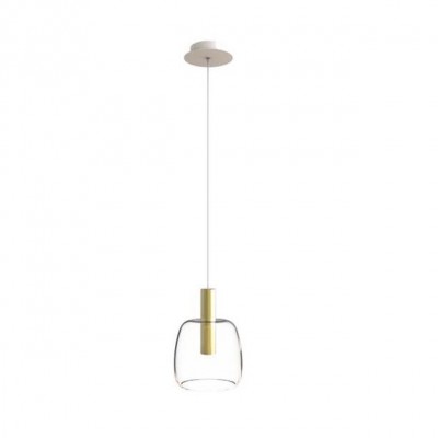 Pendul LED design modern Panil auriu