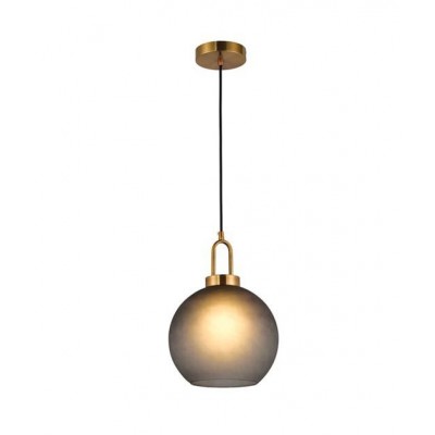 Pendul design modern Inor gri, alama antic 25cm