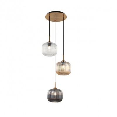 Lustra cu 3 pendule design modern Fannel MIX