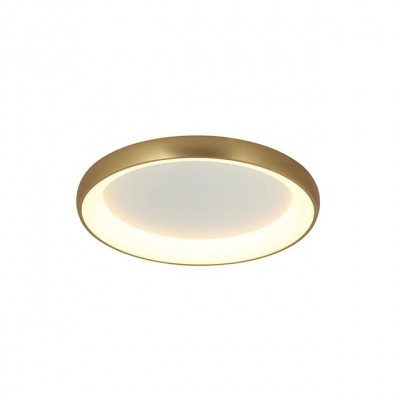 Plafoniera LED dimabil design modern Virun auriu periat