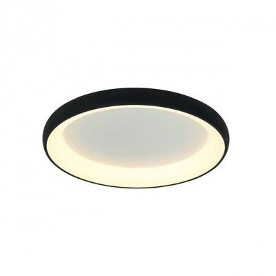 Plafoniera LED dimabil design modern Denur negru