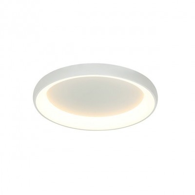 Plafoniera LED dimabil design modern Denur alb