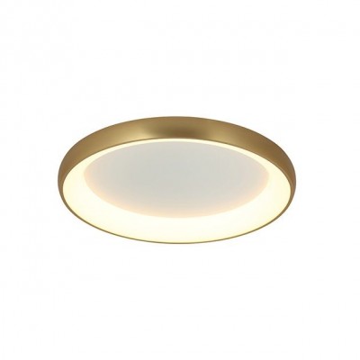 Plafoniera LED dimabil design modern Denur auriu