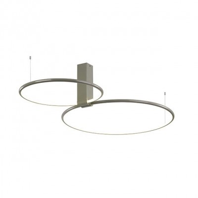 Plafoniera LED design modern Seraphin gri