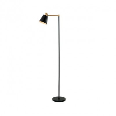 Lampadar, lampa de podea design modern Ging negru, auriu