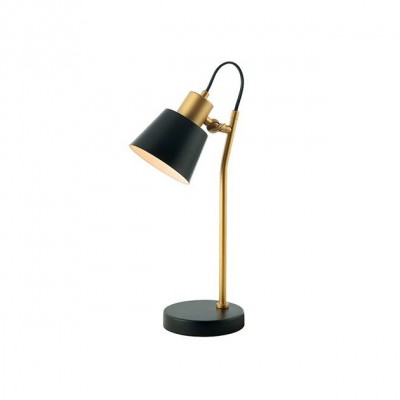 Veioza, lampa de masa design modern Ging negru, auriu