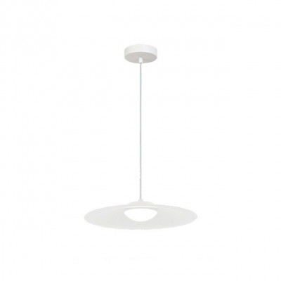 Pendul LED design modern Bured alb