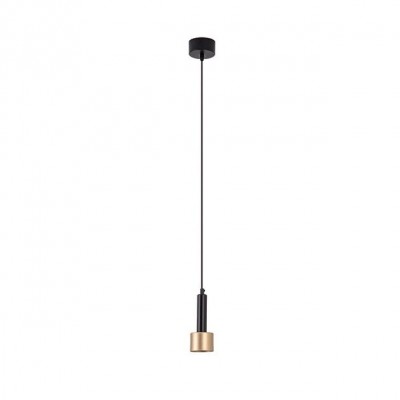 Pendul LED design modern Leacu negru, auriu