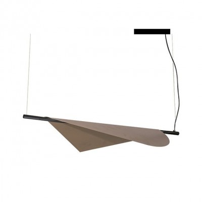 Lustra LED design modern Aide negru, bronz