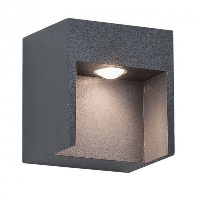 Aplica LED de perete pentru iluminat exterior, IP54 Furn grafit