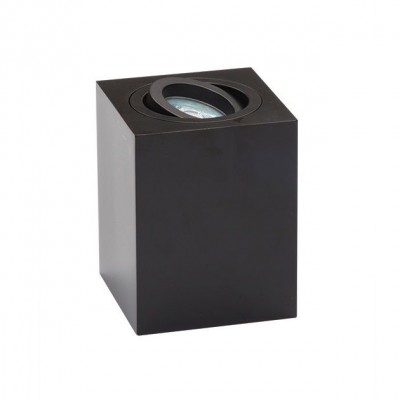 Spot aplicat design modern Cinbu negru 9x9cm