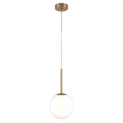 Lustra, Pendul design modern Basic form auriu, diametru 18cm