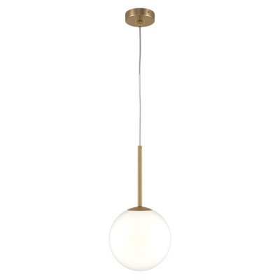 Lustra, Pendul design modern Basic form auriu, diametru 20cm