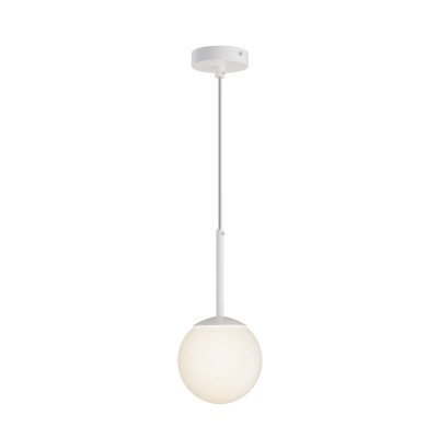 Lustra, Pendul design modern Basic form alb, diametru 20cm