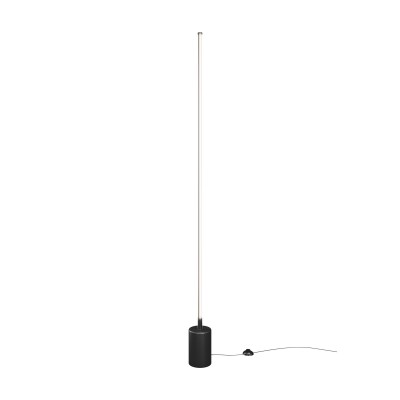 Lampadar LED, lampa de podea, design modern Flow negru