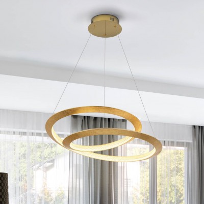 Lustra LED suspendata design modern Eternity Ø60cm