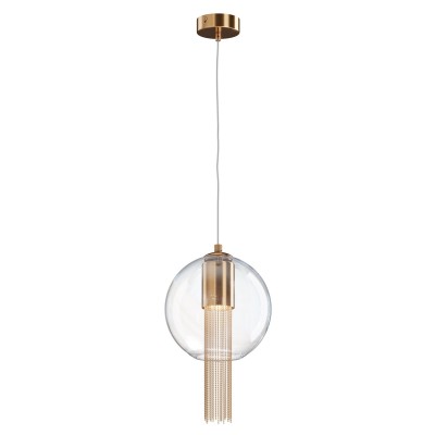 Pendul design modern Flusso bronz 20cm