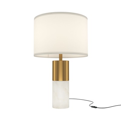 Veioza, lampa de masa design modern Bianco alama, alb