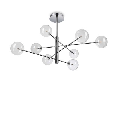 Lustra aplicata design modern Equinoxe sp8 CROMO