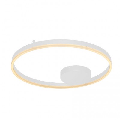 Lustra LED aplicata design modern geometric HALO 60 WH