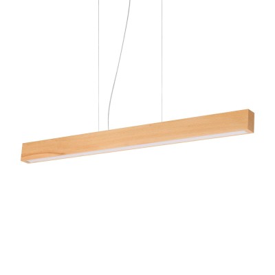 Lustra LED suspendata design natural lemn Craft sp