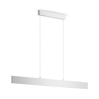 Lustra LED design tehnic Step alb