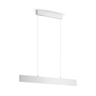 Lustra LED design tehnic Step alb, 91cm