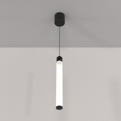 Pendul LED design tehnic Ray negru