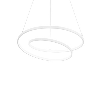 Lustra LED suspendata design modern circular Oz sp d60 dali alba