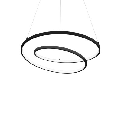Lustra LED suspendata design modern circular Oz sp d60 dali neagra