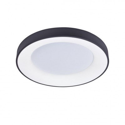 Lustra LED cu telecomanda design slim SANTANA TOP 68 CCT BK