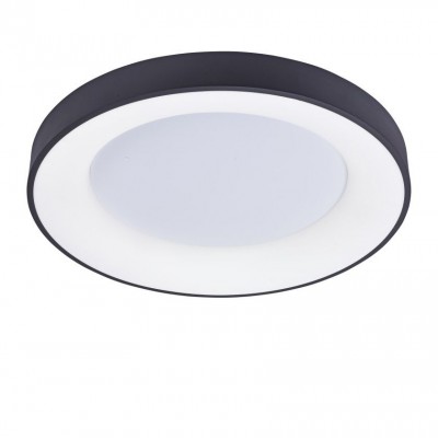 Lustra LED cu telecomanda design slim SANTANA TOP 80 CCT BK